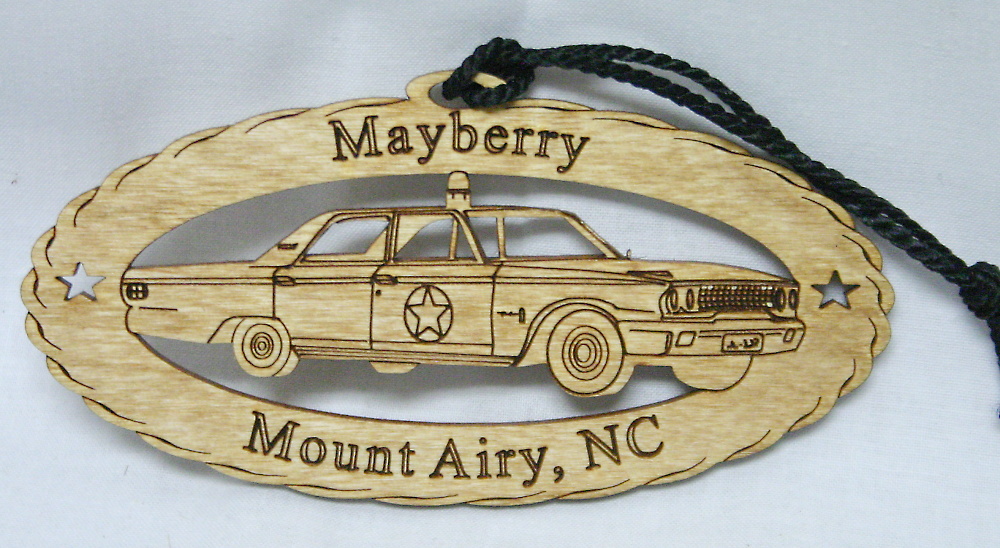 Mayberry Squad Car Ornament